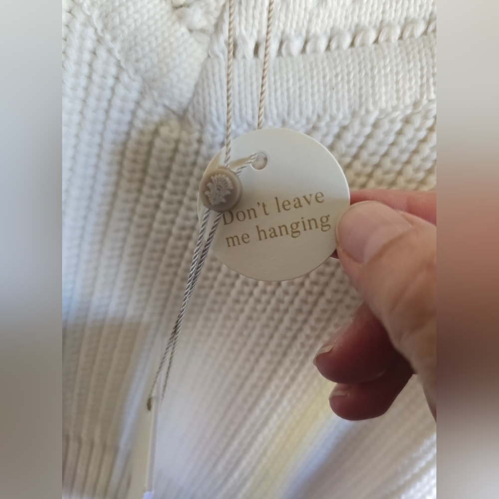 NWT! Cleobella, Rowan Sweater Top, Ivory, MSRP $198.00 - Picture 11 of 11